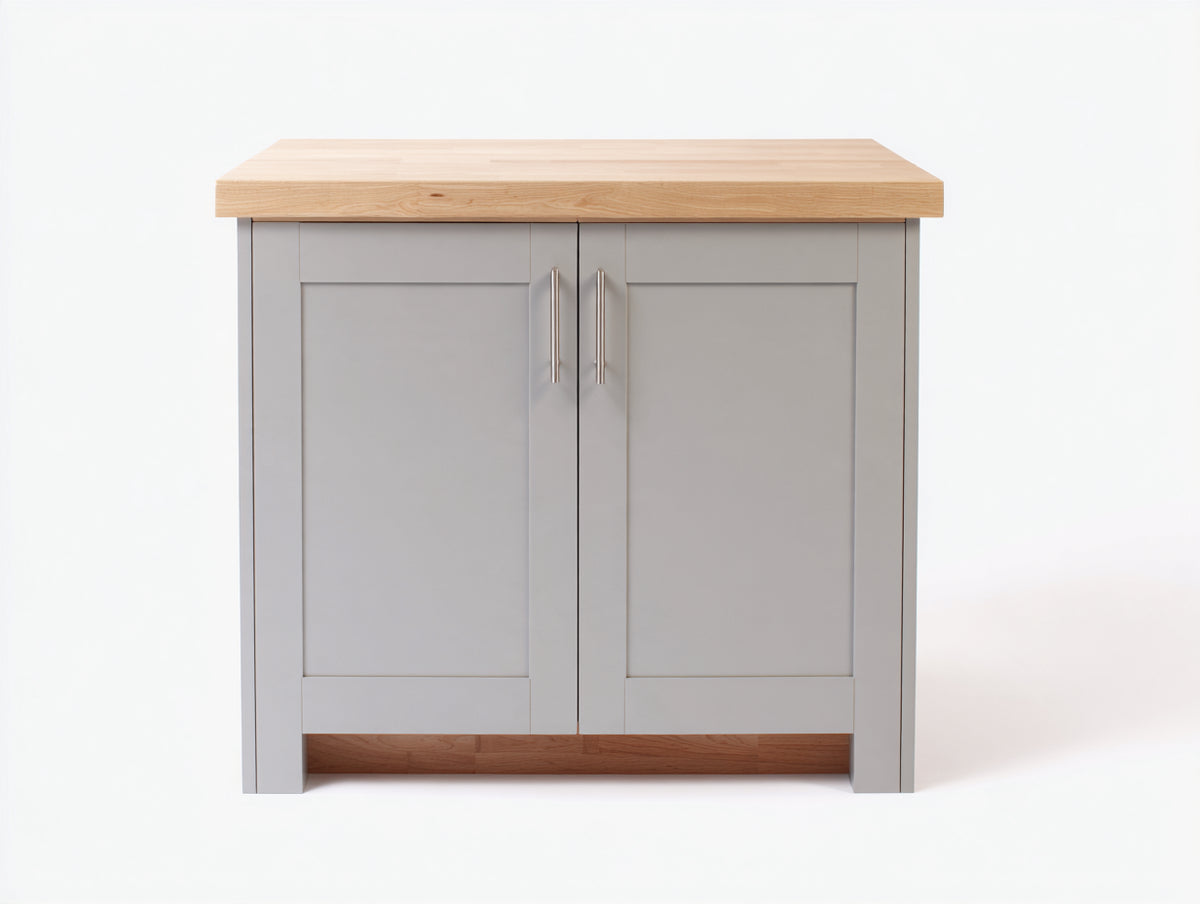 Credenza-Legno-MDF-160x50x90 cm-Grigio-Legno naturale-Stile contemporaneo